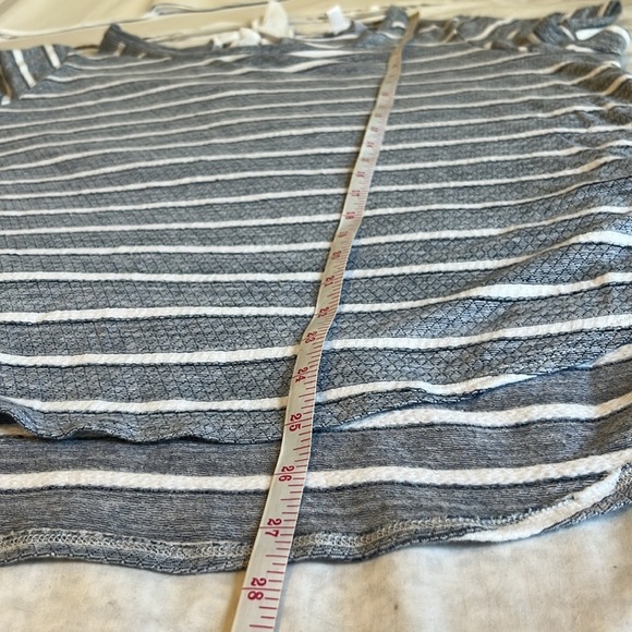 Lauren Conrad Striped Bow Back Top - Picture 10 of 11